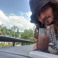 cacao nut milk 9/10  fire 🔥🔥 at Ngon Vegan Bistro & Cafe in Can Tho