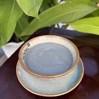 Black sesame seed dessert  at Ngon Vegan Bistro & Cafe in Can Tho