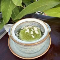 Matcha tofu dessert   at Ngon Vegan Bistro & Cafe in Can Tho