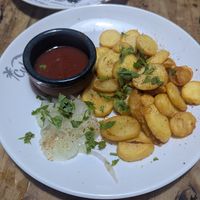 Patatas bravas at El Chanchullero in La Habana