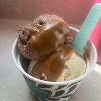 Chocolate; biscoff; biscoff sauce   at Llanfaes Dairy  in Brecon