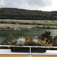 View from the balcony (Mosel) at Hotel Nicolay in Zeltingen-rachtig
