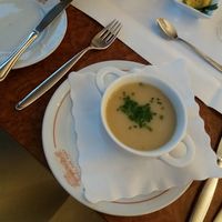 Brokkolicremesuppe at Hotel Nicolay in Zeltingen-rachtig