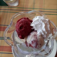 Leckeres Heidelbeereis.... at Hotel Nicolay in Zeltingen-rachtig