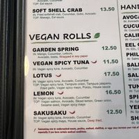 Menu  at Kumi Sushi Grill in San Diego