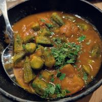 Okra at Levant in Petaluma