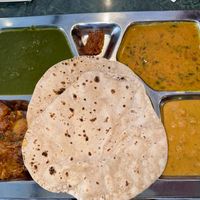 North Indian plate delicious!  at Achyut Bhavan Pattaya in Pattaya