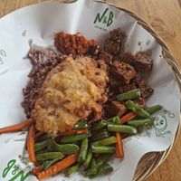 Nasi campur at Nasi and Beyond in Amed