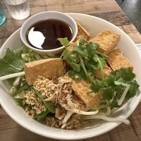 Tofu vermicelli salad with vegan sauce   at Vietnamese Mint in Bulimba
