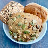 Vegan breads  at Spagos Restaurant in Berlin