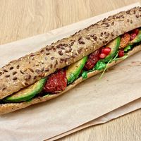 Veggie baguette  at OTP - Prosecco & Elegance - Departures in Otopeni