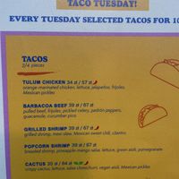 Menu  at Blue Cactus Cocktails & Tapas | Elektrownia Powiśle in Województwo Mazowieckie