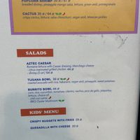 Menu   at Blue Cactus Cocktails & Tapas | Elektrownia Powiśle in Województwo Mazowieckie