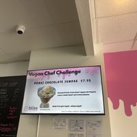 Came for the May 2026 vegan challengee  at Bliss Ice Cream  in Novato