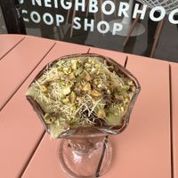 Dubai Chocolate sundae  at Bliss Ice Cream  in Novato