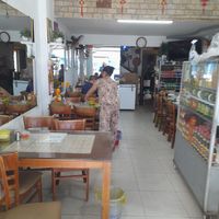 Tables inside at Thiên Trúc Vegetarian in Ho Chi Minh City