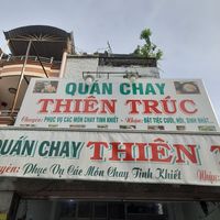 Sign outside at Thiên Trúc Vegetarian in Ho Chi Minh City
