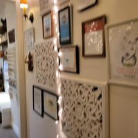 Wall art at Araya's Place - Madison St in Seattle