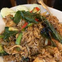 Basil Fried Rice at Araya's Place - Madison St in Seattle