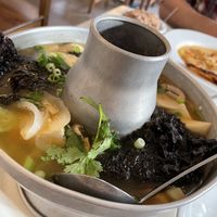 Mushroom soup - 4/5- was good but a little too much seaweed for my taste and texture of some mushrooms was off   at Araya's Place - Madison St in Seattle