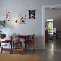  at Polibek Café  in Prague