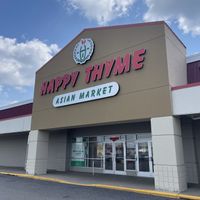 Outdoor sign  at Happy Thyme in St Cloud