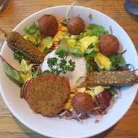 Vegan bowl at Brandauer Bierbögen in Wien