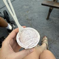 Blackberry & salted dark chocolatee  at Dee’s Trolley in Boise