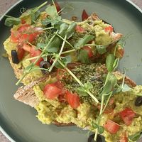 Avocado toast   at Tranzit by Flow in Budapest