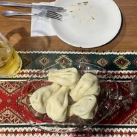 Khinkali with Mushroom Filling   at Racha in Tbilisi