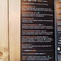 Menu at El Rey in Woerden