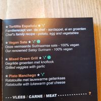 Menu1 at El Rey in Woerden