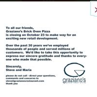  at Graziano's Brick Oven Pizza in Niles