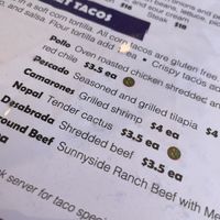 Tacos  at Nayarit Restaurant in Durango