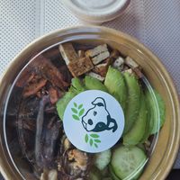 This is their build your own bowl! But all their food is delicious!!! at Kompoocha - Non-alcoholic Kombucha  in Temecula