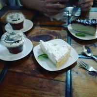 Chandelle manjar y pie de limón. at Soju in Santiago