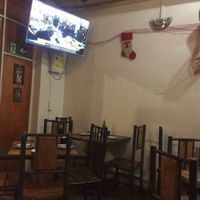 view from our table at Soju in Santiago