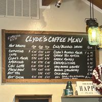 Menu   at Clyde's Coffee Roasting Company  in Stateline