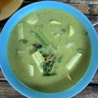 Green curry at Mama Pooh's Kitchen in Koh Phangan