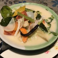 Tom Kha soup at Mama Pooh's Kitchen in Koh Phangan