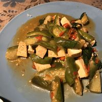 SO GOOD EGGPLANT AND TOFU  at Mama Pooh's Kitchen in Koh Phangan