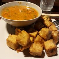 Deep fried tofu at Mama Pooh's Kitchen in Koh Phangan