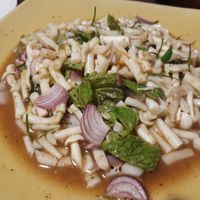 Mushroom laab at Mama Pooh's Kitchen in Koh Phangan