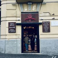 Cute entrancee  at A’ Gelateria in Campania