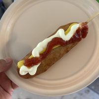 Corn dog   at Bonanza in Chihuahua