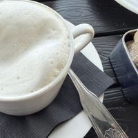 Vegan cappuccino   at Vitello's in Studio City