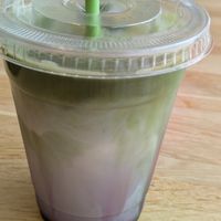 Blueberry matcha at Okay Coffee  in Folkestone