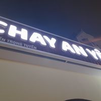 Main sign outside at Chay An Yên in Ho Chi Minh City