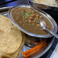 Pindi chana with paratha   at Shree Krishna Vada Pav - Ruislip in Ruislip