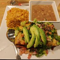 Vegetable chimichangas at Christine's Casual Dining in Cincinnati